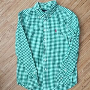 Boys Medium Ralph Lauren Long Sleeve Button Down